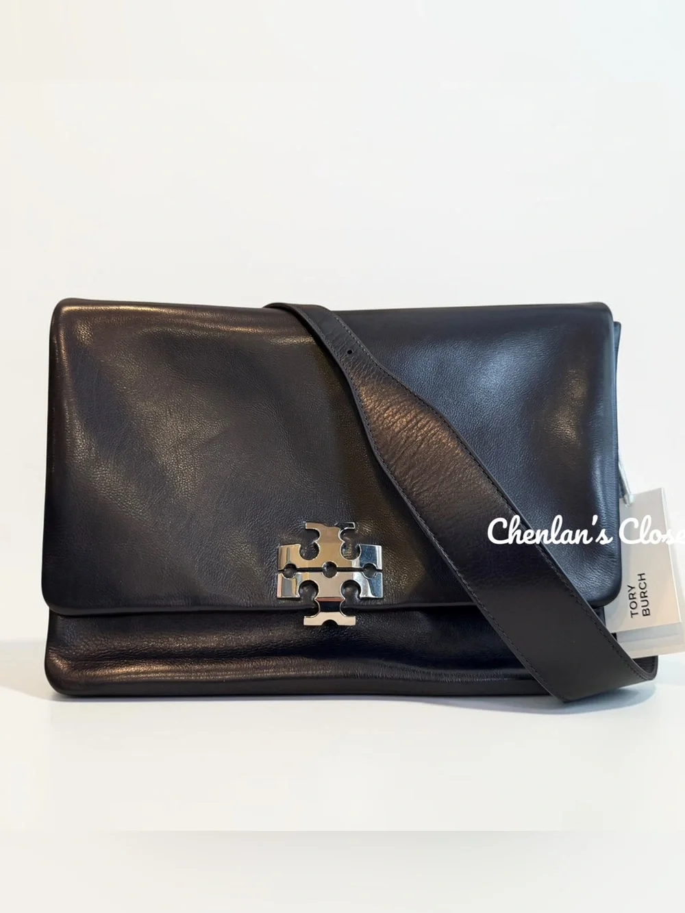 NWT Tory Burch Large Charlie Runway Shoulder Bag